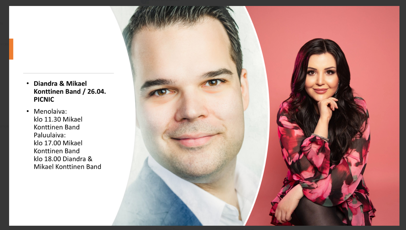 Diandra & Mikael Konttinen Band.