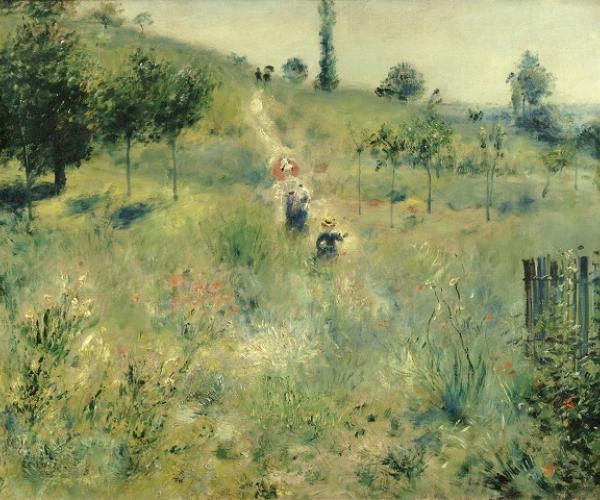 Auguste Renoir: Polku korkeassa heinikossa. Kuva: Musée d´Orsay, Dist. RMN-Grand Palais / Patrice Schmidt