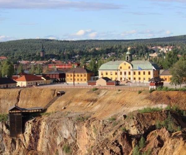 FaluGruvan kaivos ja kaupunki - maisema