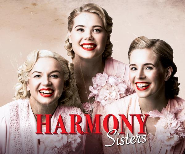 Kuva kesäteatterin logosta Harmony Sisters.