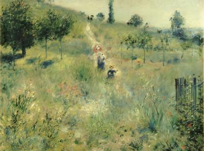 Auguste Renoir: Polku korkeassa heinikossa. Kuva: Musée d´Orsay, Dist. RMN-Grand Palais / Patrice Schmidt