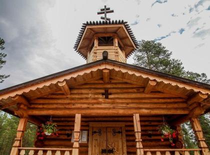 Nellimin ortodoksikirkko, kuva: Lapland North