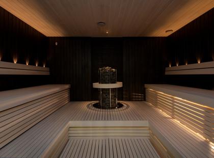 Kalev Spa hotellin suomalainen sauna.