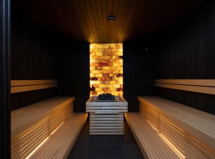Kalev Spa hotellin suolasauna.