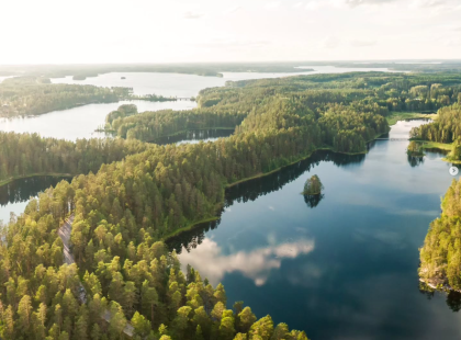 Punkaharjun harjumaisemaa.