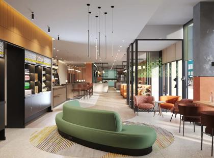 Hyatt Place Tallinnan aula.