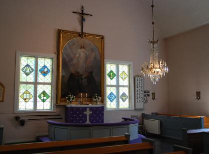 Angelniemen kirkon alttaritaulu.