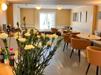 Kulosaaren kartanon sali.