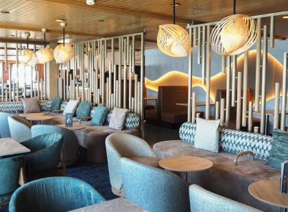 Vista Lounge Finnlinesin laivalla Helsinki-Travemünde välillä.